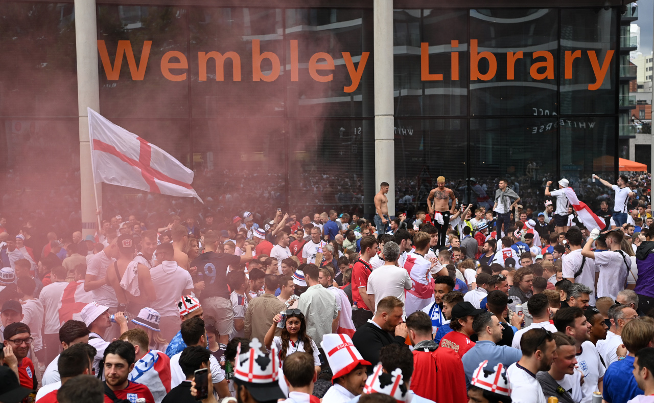 England fans Wembley