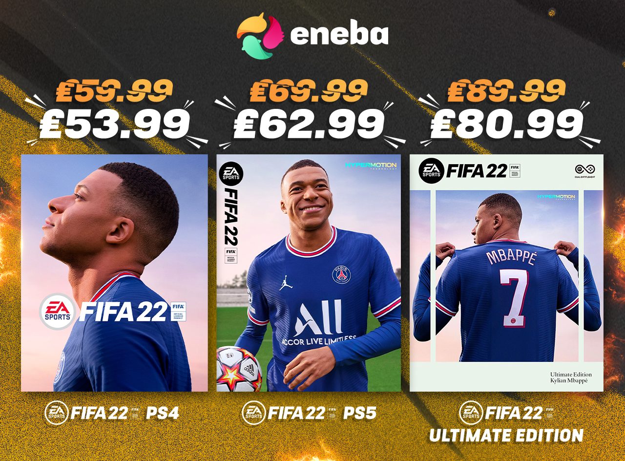 FIFA 22 cover prices