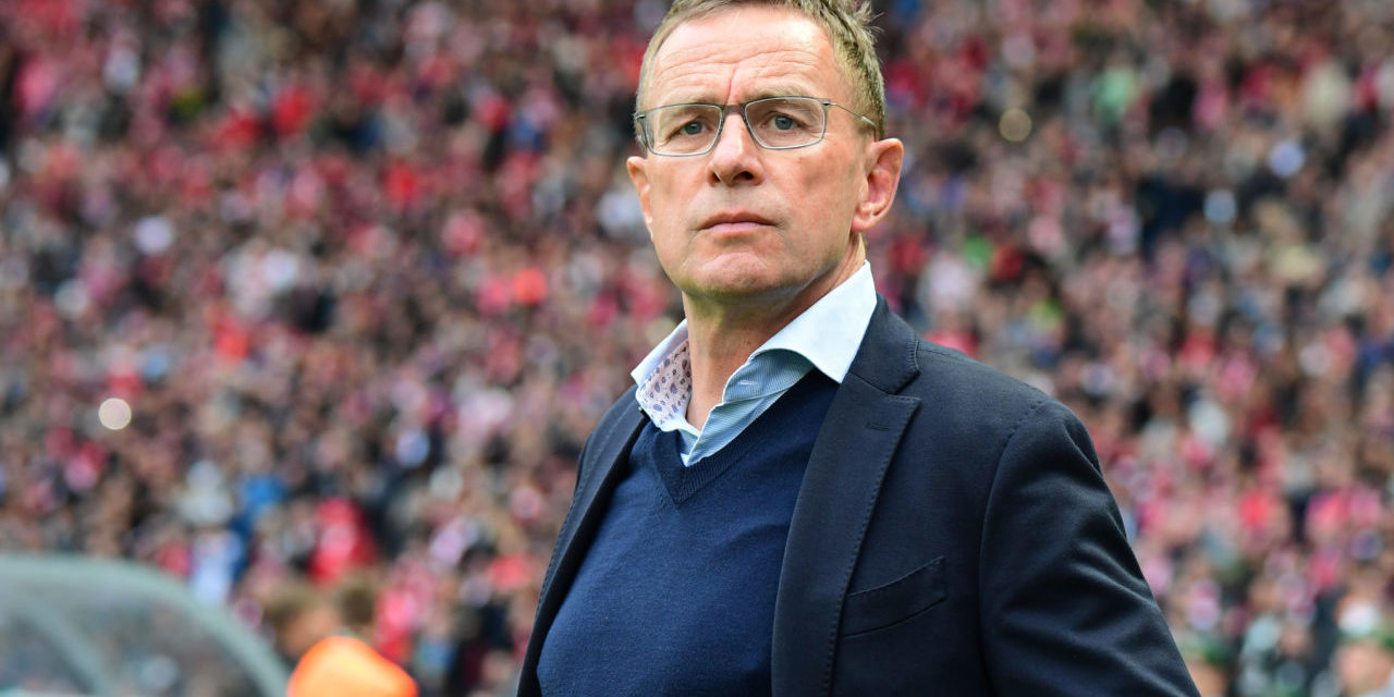 epa09602779 (FILE) - Leipzig's head coach Ralf Rangnick prior to the German DFB Cup final soccer match between RB Leipzig and FC Bayern Munich in Berlin, Germany, 25 May 2019 (re-issued on 25 November 2021). Ralf Rangnick of Germany, currently head of sports and development at Lokomotiv Moscow, is in talks with Manchester United to become the interim manager of the club until the end of the current season. EPA-EFE/CLEMENS BILAN
