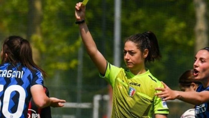 Who is Serie A’s first female referee Ferrieri Caputi