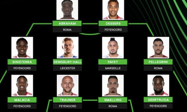Roma have four players in Conference League Team of the Season