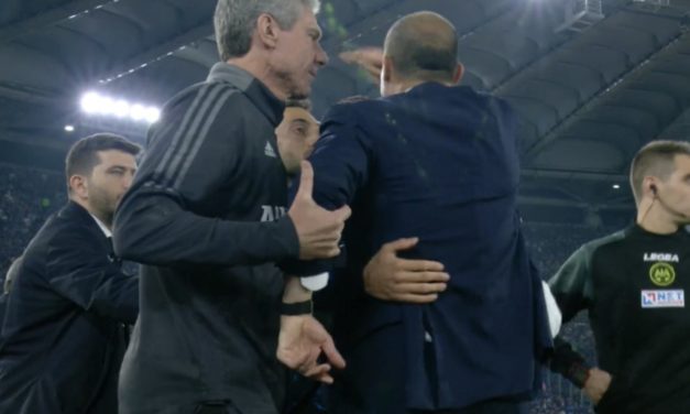 Raging Allegri sent off during touchline row with Inter staff