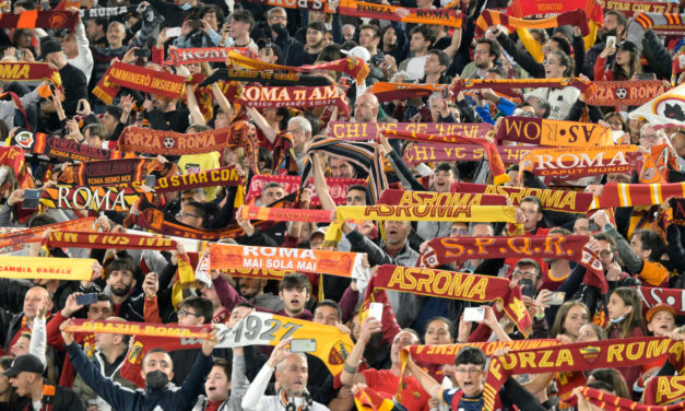 Video: Roma fans gather at Stadio Olimpico for Conference League Final