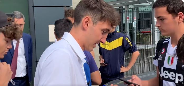 Video: Cambiaso arrives for Juventus medical