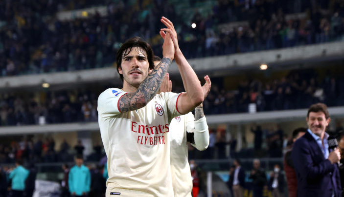 Milan receive Tonali boost ahead of Atalanta clash
