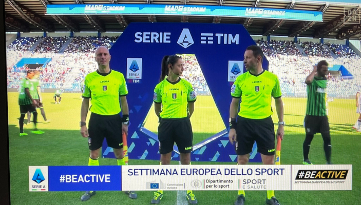 Ferrieri Caputi makes history as Serie A’s first female referee