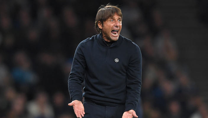 Conte laments that his poor English skills are not understood
