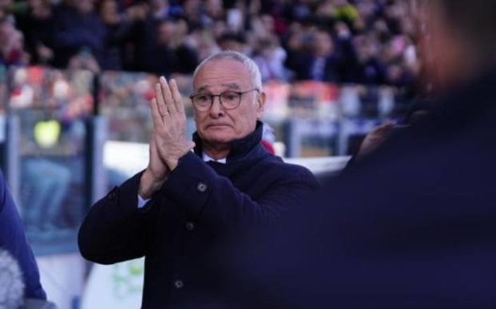 Ranieri no puede contener las lágrimas en el regreso a Cagliari