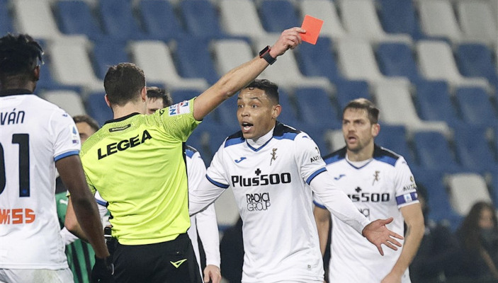 What Muriel said to get sent off in Sassuolo-Atalanta