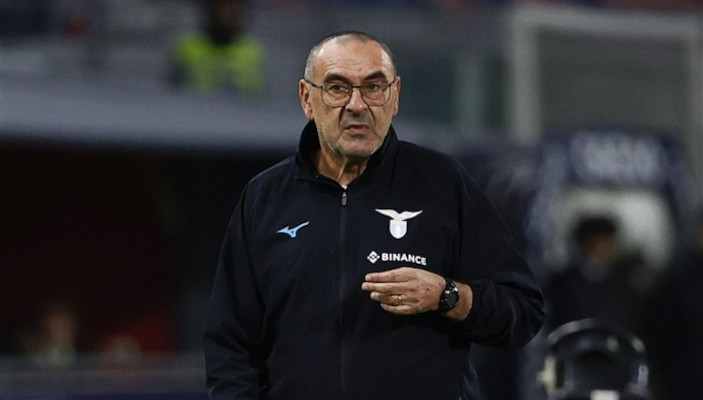 Sarri sobre los problemas de la Lazio y por qué su mujer le hizo cortarse el pelo tras la derrota