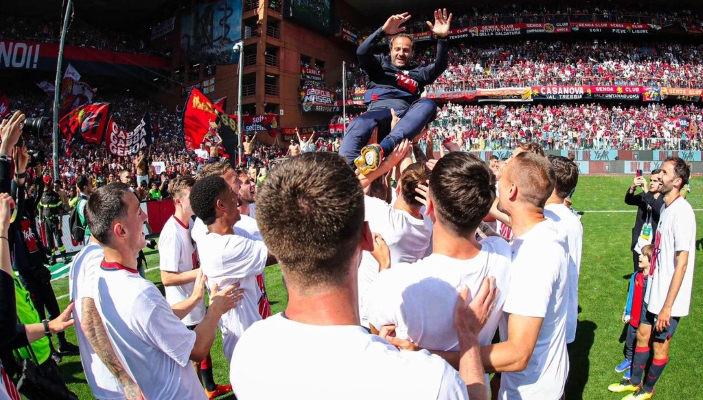 Watch: Celebrations erupt in Genoa after Serie A promotion