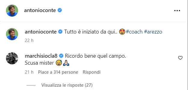 Why Juventus legend Marchisio trolled Conte on Instagram