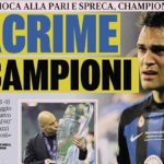 Today’s Papers – Tears of Champions, Mourinho and Allegri no to Arabia