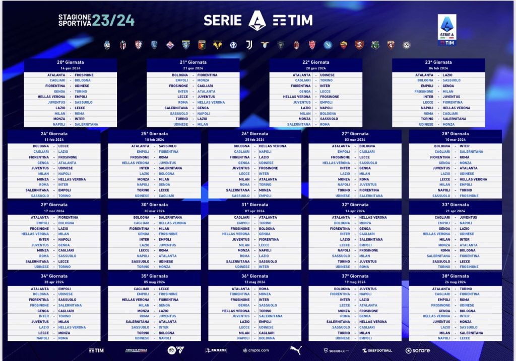 Lega Serie A confirm dates and times of first four matchdays - Football  Italia