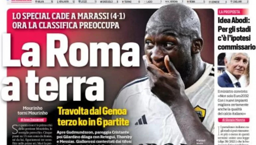 Today’s Papers – Roma rock bottom, no Osimhen apology, Berardi for Juve